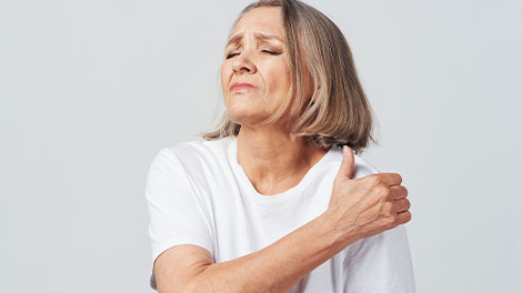 patient requiring calcific tendonitis treatment in Dublin