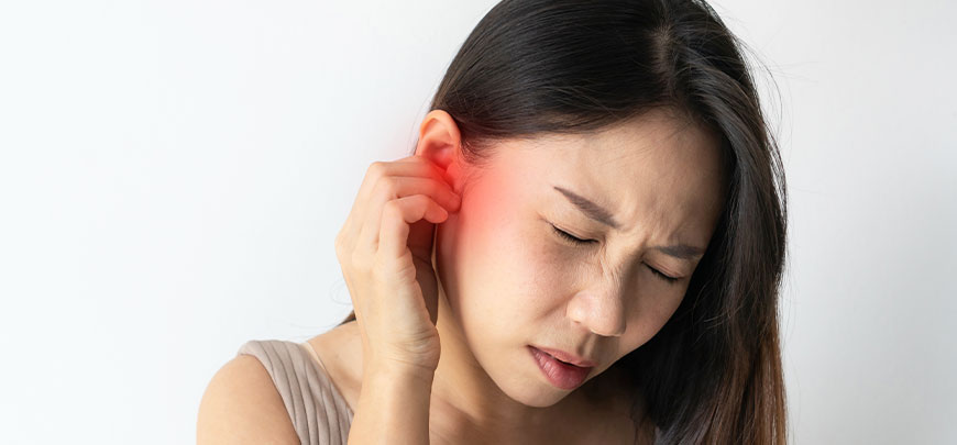 patient needing ear infection treatment in Dublin