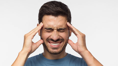 patient requiring headache treatment in Dublin