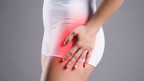 patient requiring hip pain treatment in Dublin