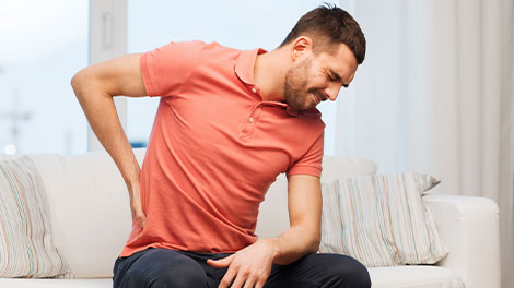 patient requiring sciatica treatment in Dublin