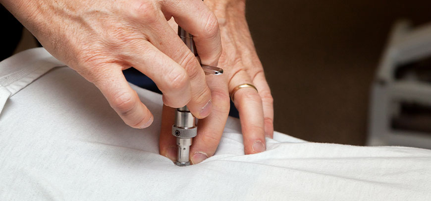 patient receiving activator methods technique care in Dublin