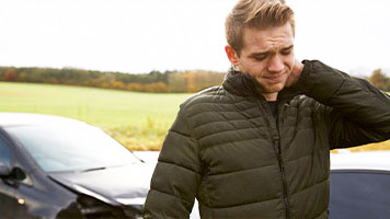 patient getting auto accident chiropractic in Dublin CA