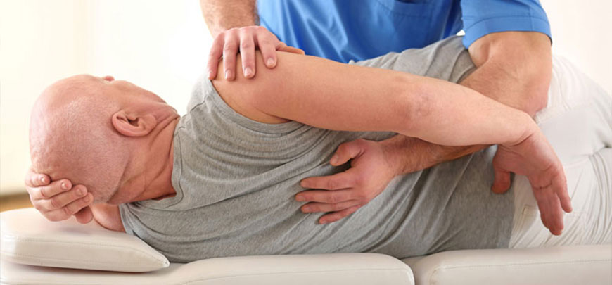 patient receiving chiropractic care in Dublin