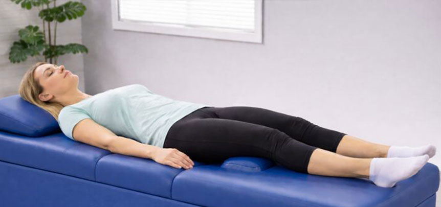 patient receiving traction therapy in Dublin