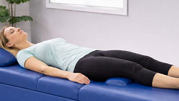 patient getting traction therapy in Dublin CA